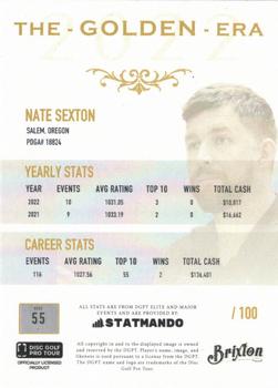 2022 Brixton Golden Era #55 Nate Sexton Back